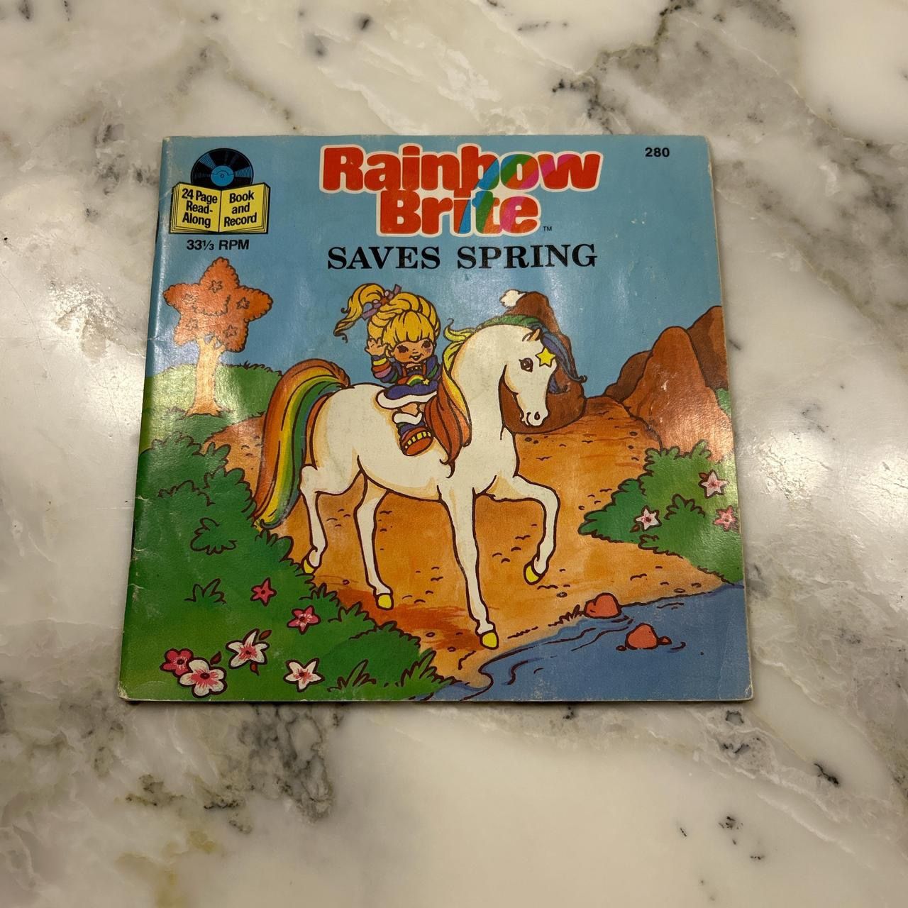 Vintage Rainbow Brite Book/Record and Annie