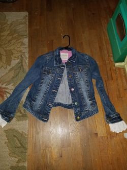 Children's place denim jacket size 10/12