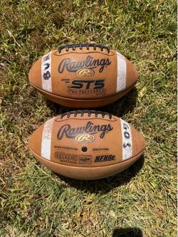 Rawlings ST5 Pro Preferred Footballs x2