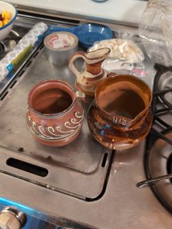 3 Mexican Ceramic Jugs