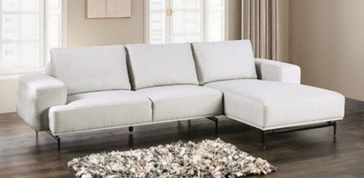 Brand New Light Grey Modern Style Sectional Sofa 