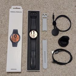 Samsung Galaxy Watch4 44mm Aluminum Smart Watch with Sport Band - Black or White
