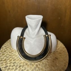 Wire/Mesh Statement Necklace 