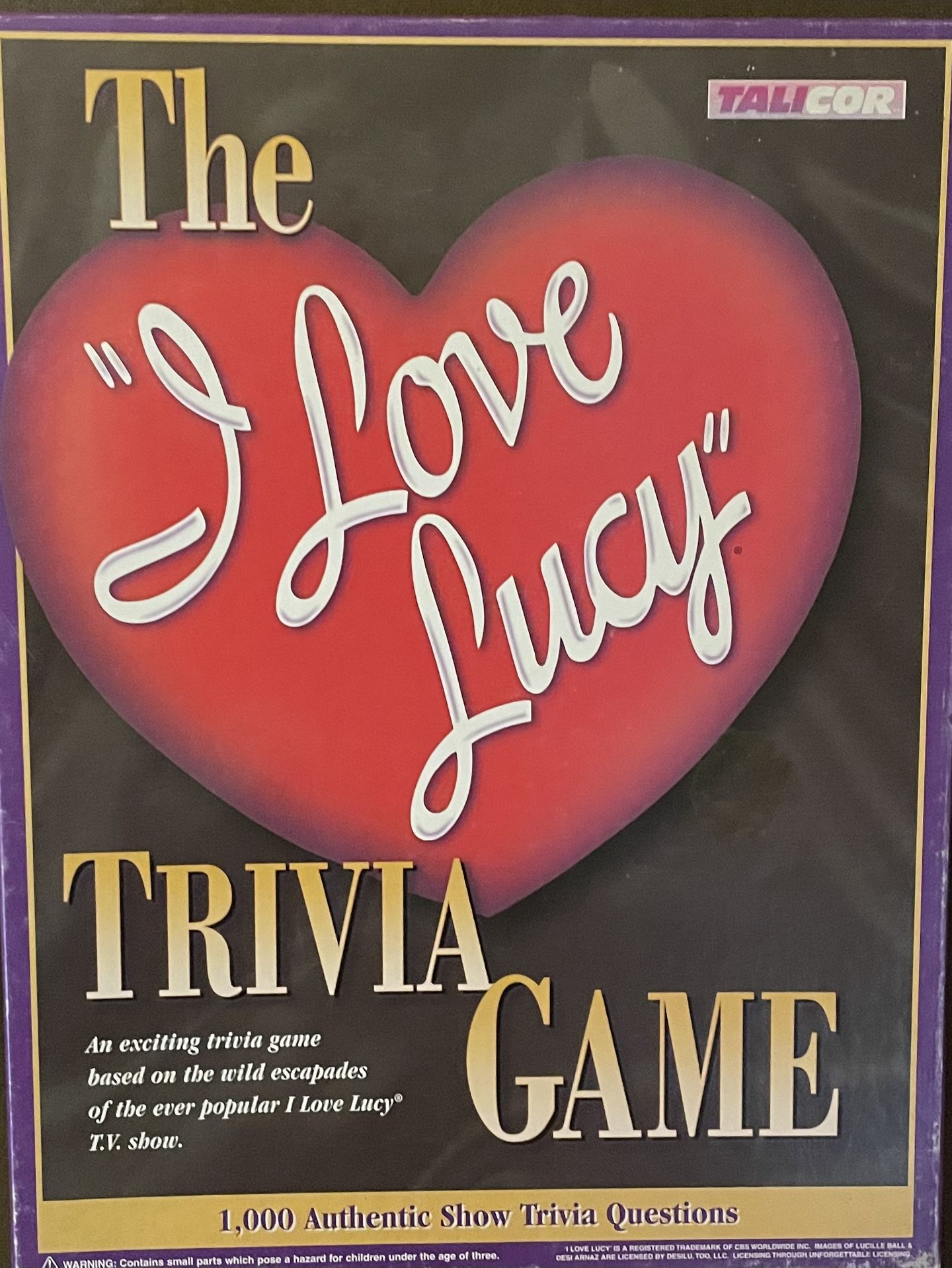 I Love Lucy trivia game