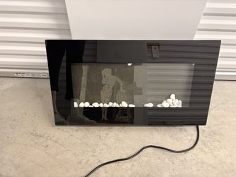 Modern Wall-Mounted Electric Fireplace Heater