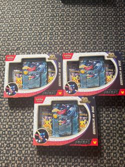 Pokémon Greninja ex Box 30th Celebration – Lot of 3