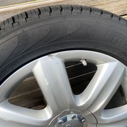 2007 - 2015 A.UDI Q.7  FACTORY WHEELS RIM + TIRE SET 265/50 R19 - QOI0A1 Auto Parts
