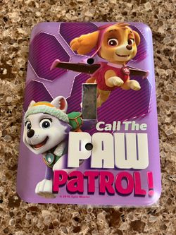 2016 Paw Patrol Girls Light Switch Cover