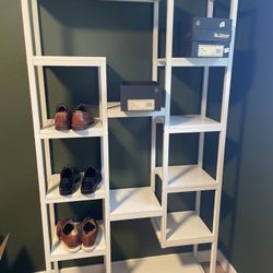 Tall White Shelf
