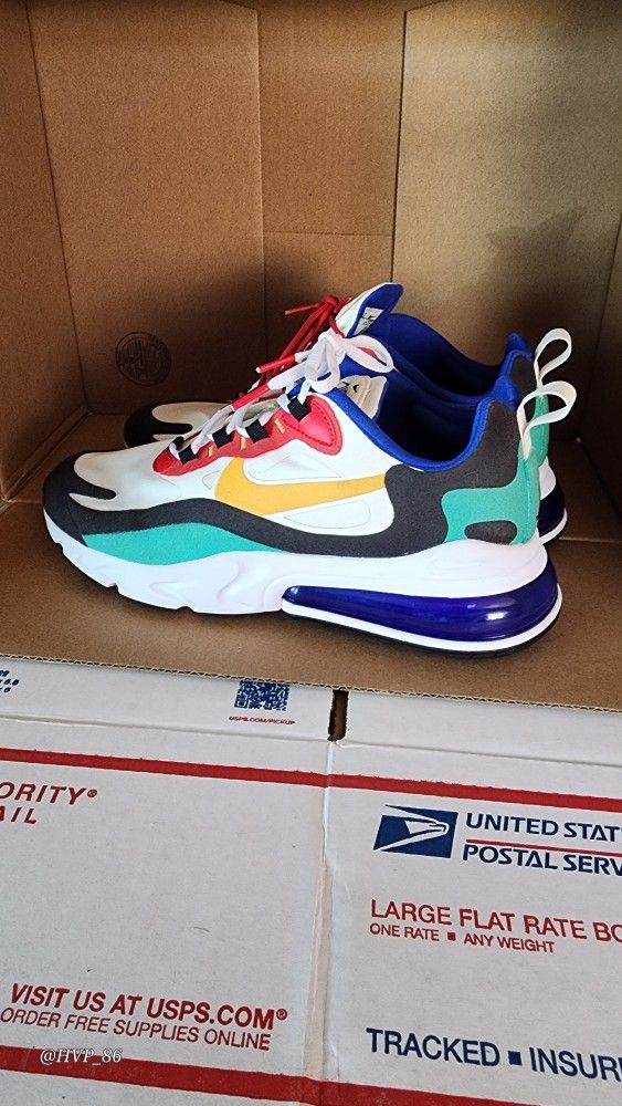 Nike Air Max 270 React “Bauhaus” A04971 002 Men's Size