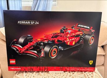 LEGO Technic Ferrari SF-24 F1 Car Model Kit for Adult F1 Fans 42207