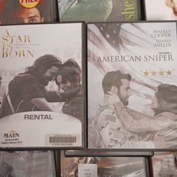 Bradley Cooper "A Star Is Born" & "American Sniper" Dvd