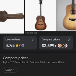 Taylor Builder’s Edition 517 Grand Pacific (retail 3000)