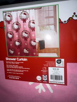 Hello Kitty Christmas Shower Curtain