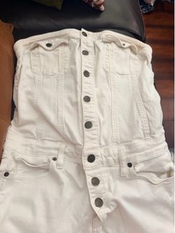 Women’s jeans strapless jumpsuit sz 10 guest jeans brand