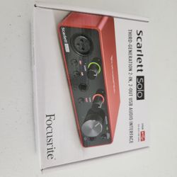 Scarlett FocusRite Audio Interface