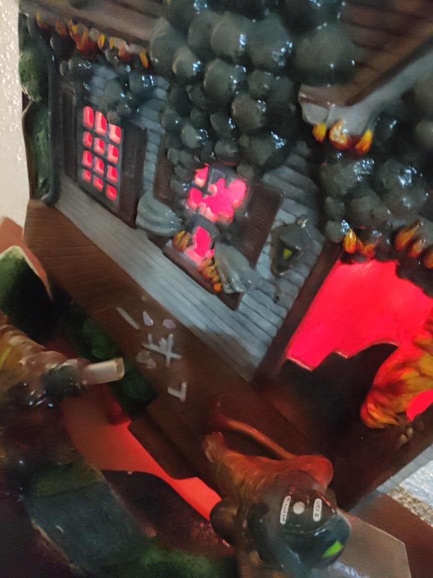 Firefighter Water Fountain