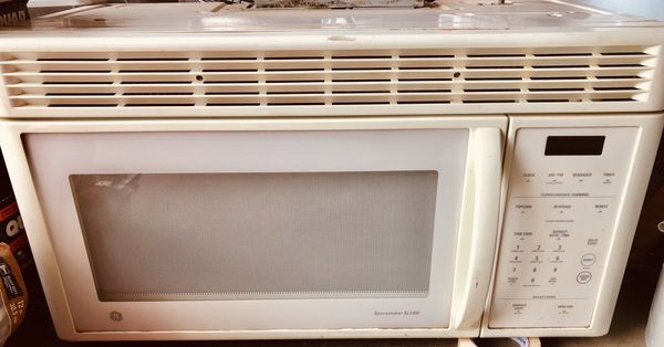Free porch pickup must take both!! GE Spacemaker XL1400 microwave with