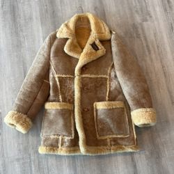 Vintage Schott NYC Sherpa Coat 