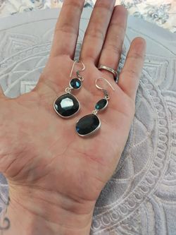 Blue Tanzanite Earrings