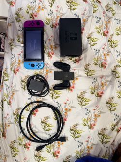 Nintendo Switch Console with Dock and Accessories