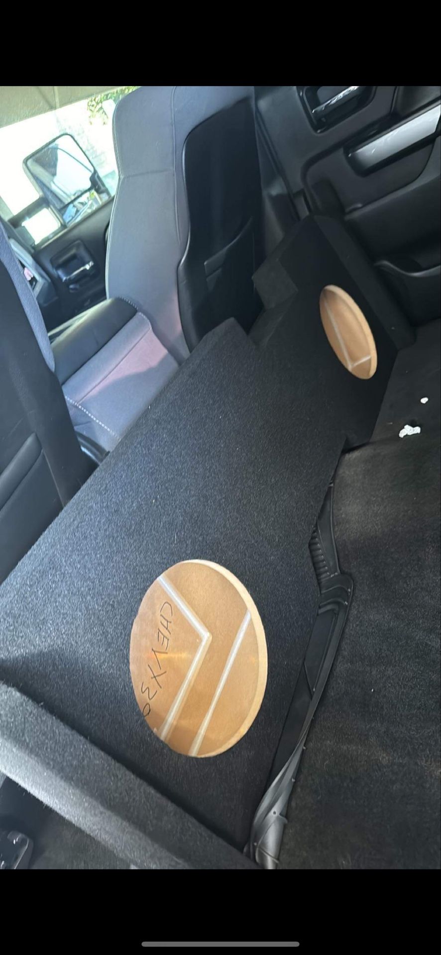 2014 Silverado Subwoofer Box 2 10s