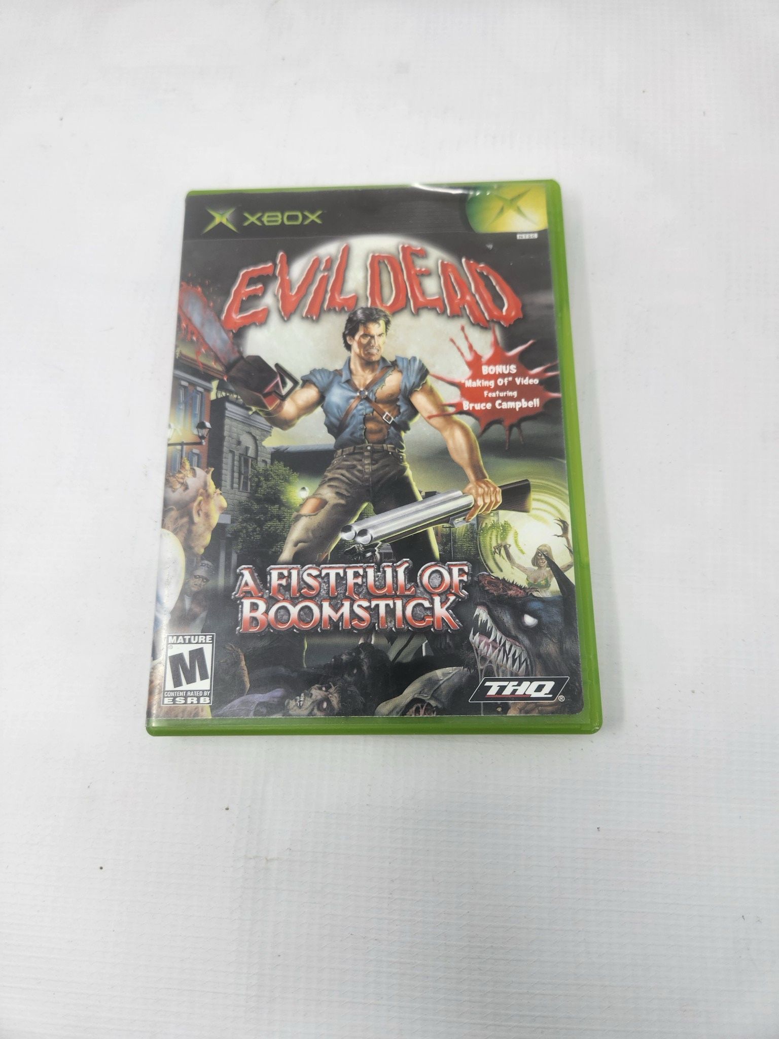 Evil Dead A Fistful Of Boomstick (Microsoft Xbox, 2003)  w/ Manual