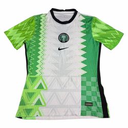 Nike VaporKnit Nigeria 2020 World Cup Home Soccer Jersey Futbol Kit White Green Geometric Adult Size XL