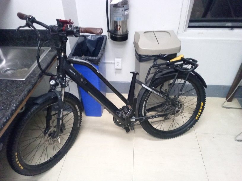 Electric Bike Just Needs Some Bolts For The Front Tire And A Battery