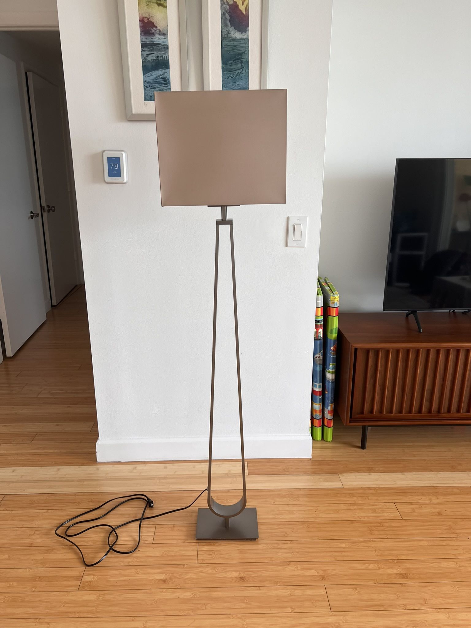 Klabb Ikea Floor Lamp With Led Bulb Bronze Color