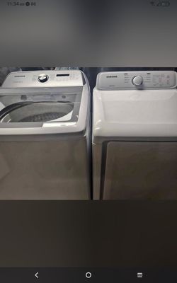 Good working clean looking matching Samsung washer and dryer set