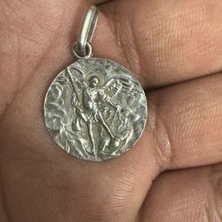 St. Michael Archangel Medal -925 Sterling Silver