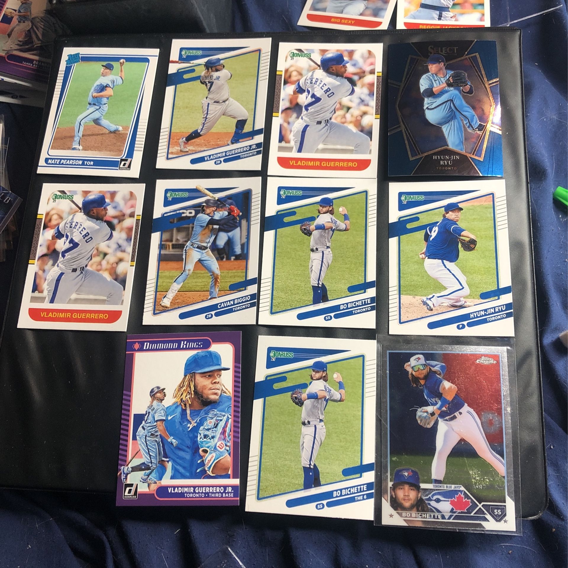 Toronto Blue Jays Baseball Cards All Mint Condition!
