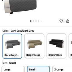 Easy-Going Sectional Couch Covers for Dogs L Shape Sofa Cover Reversible Sofa Slipcover Chaise Lounge Cover Furniture Protector Cover for Pets Dog Cat