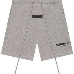 Fear of God Essentials Shorts – Dark Oatmeal – Size Small – Brand New