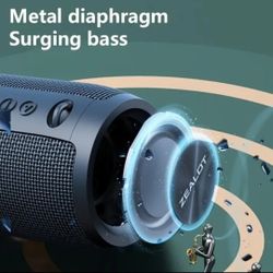 new portable rechargeable Bluetooth speaker 40 watts big battery 5,200ma 