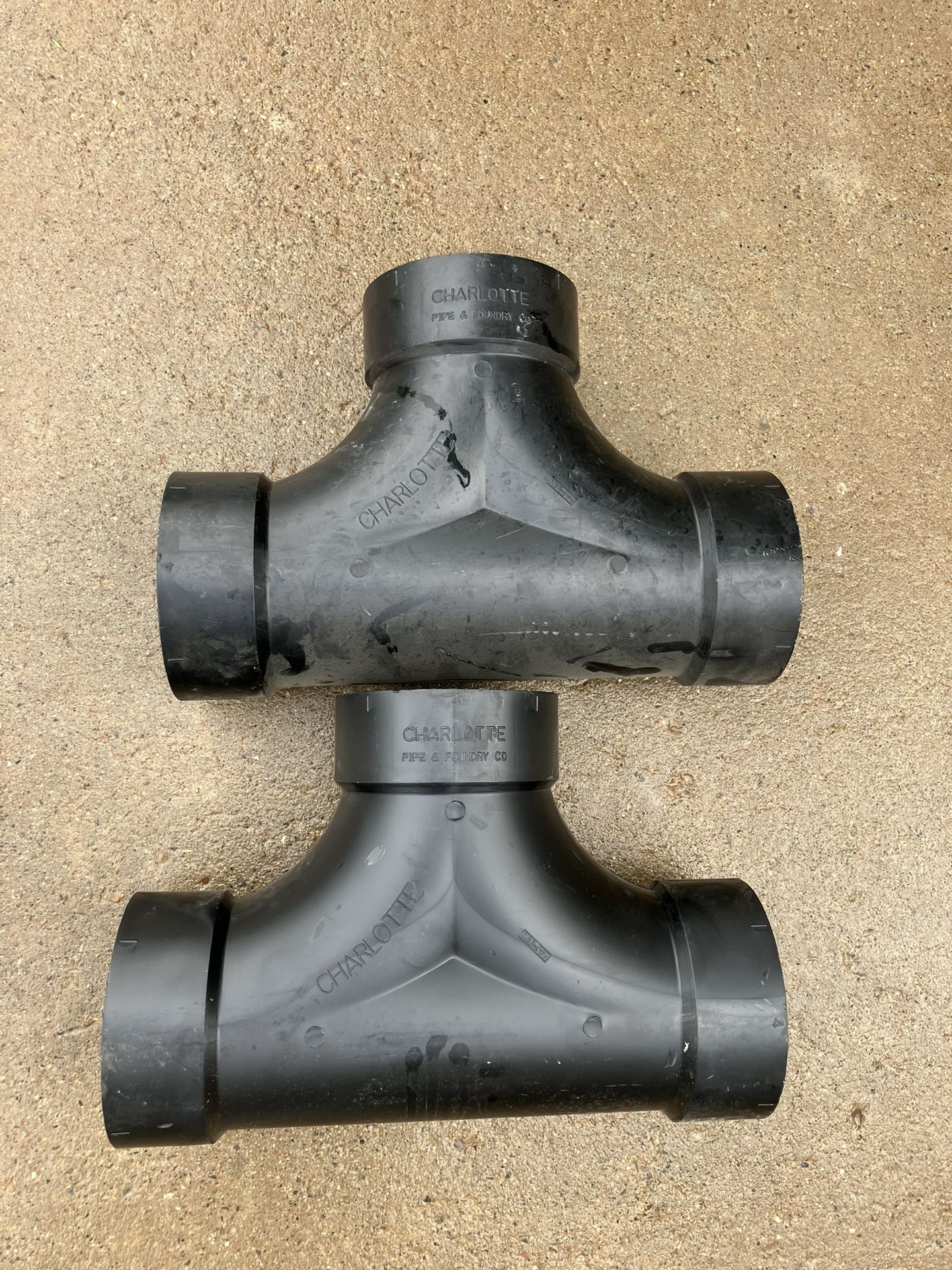 4 in ABS clean out fitting 