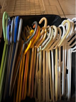 56 plastic colorful hangers 5$ for  all