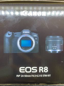 Canon R8 with 24-50mm lens