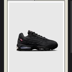 NIKE LEVI'S X AIR MAX 95 BLACK size 9