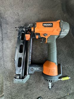 Rigid 16g pneumatic straight finish nailer