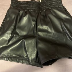 Pleather Boxer Shorts