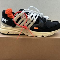 Nike Off-White Presto Off Noir Men’s Size 10