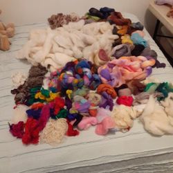 Huge LOT WOOL FELT 