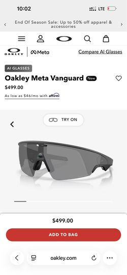 Meta ai oakleys