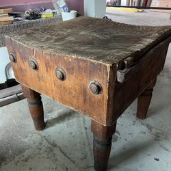 Antique Butcher Block