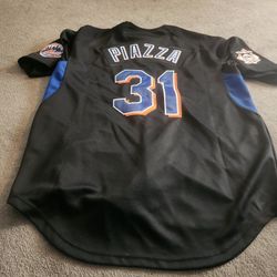Mike Piazza Black Jersey