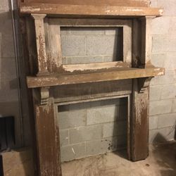 New Orleans Cypress Wood Mantle