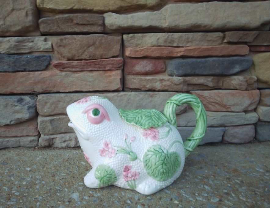 Vintage Fitz & Floyd Frog Collection Teapot/Lid