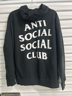 Anti Social Social Club Black Box Logo Hoodie